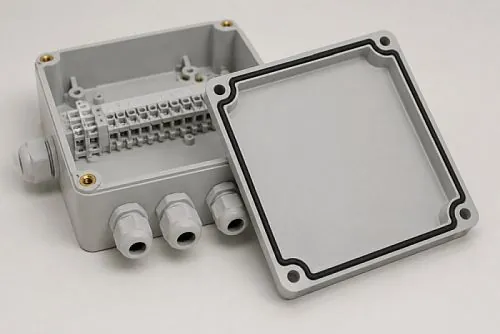 Verbaute Gummidichtung in einem Gehäuse zum Erzielen einer bestimmten IP-Schutzart
